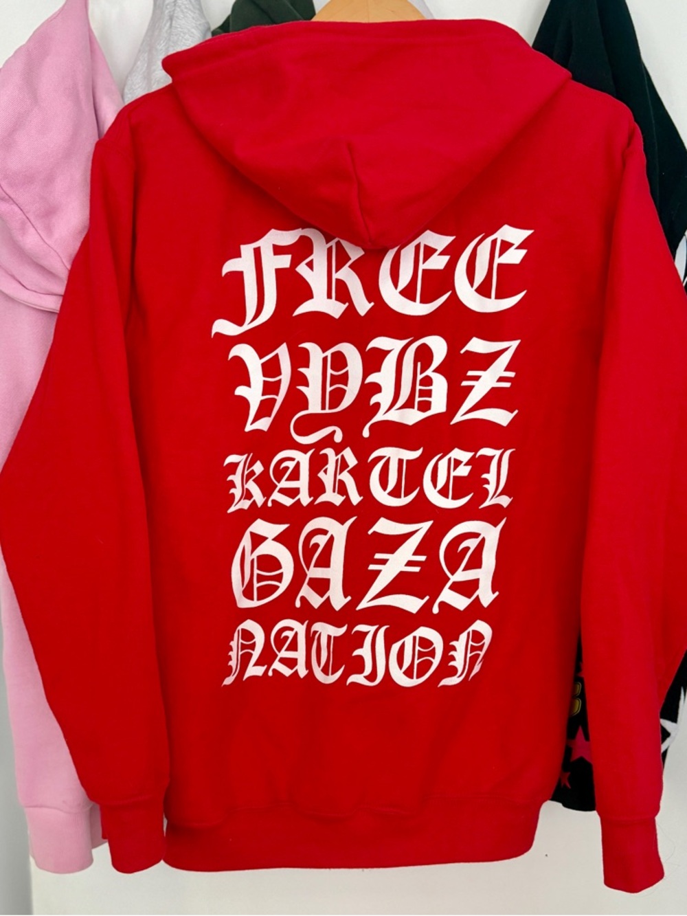 Vybz Kartel zip up hoodie Size S